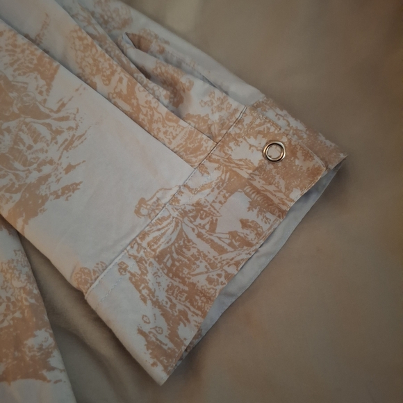 Route 66 Women's Baby Blue And Beige Patterned Shirt - Picture 5 of 9